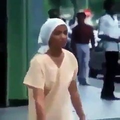 Maymun ağmayı yolun karşısına geçiriyor