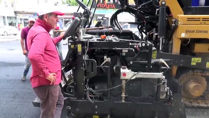 Sıcak asfalt çalışmaları - MUŞ