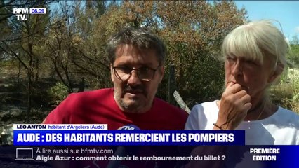 Le bel hommage de ce couple de l'Aude aux pompiers, qui ont sauvé leur maison des flammes