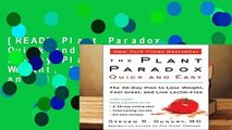 [READ] Plant Paradox Quick and Easy: The 30-day Plan to Lose Weight, Feel Great, and Live