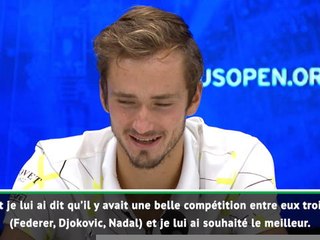 US Open - Medvedev :  "J'ai souhaité le meilleur à Nadal"