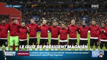 Quel hymne a été joué à la place de celui de l'Albanie lors du match France-Albanie ? ... Relevez le quiz du Président Magnien ! - 09/09