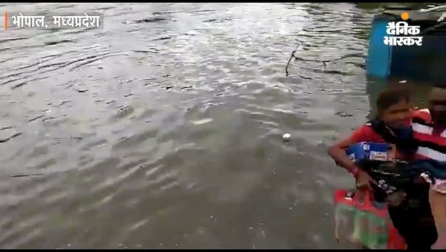 प्रदेश में भारी बारिश से नदी-नाले उफान पर, भोपाल सहित सात जिलों में स्कूलों की छुट्टी