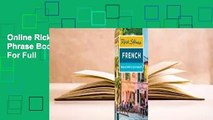 Online Rick Steves French Phrase Book & Dictionary  For Full