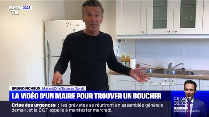 À Estaires dans le Nord, le maire lance un appel depuis sa cuisine pour trouver un boucher