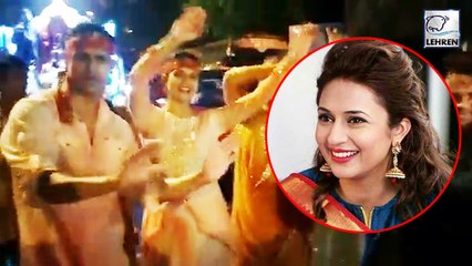 Divyanka and Vivek’s Crazy Dance During Ganpati Visarjan