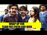 Kartik Aryan and Ananya Panday cut the cake as they wrap up shoot for Team Pati Patni Aur Woh