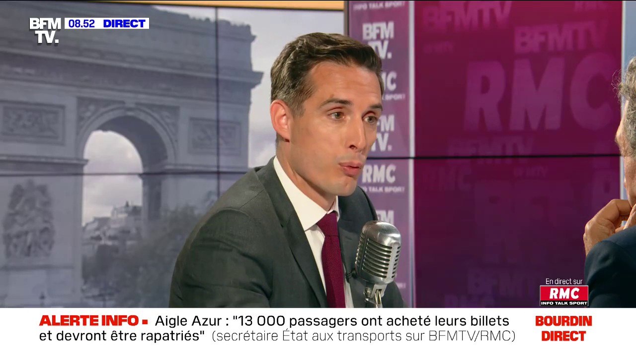 Reprise d'Aigle Azur : "Ma préférence, c'est d'avoir une offre qui soit solide", annonce Jean-Baptiste Djebbari