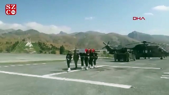 Çukurca Şehidi Piyade Onbaşı Uzman Yasin Sarı törenle memleketine uğurlandı