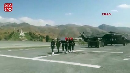 Çukurca Şehidi Piyade Onbaşı Uzman Yasin Sarı törenle memleketine uğurlandı