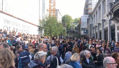Des manifestants marchent pour la justice sociale et le climat à Bruxelles