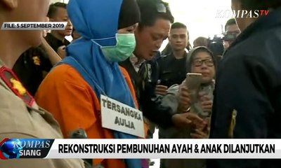 Proses Rekonstruksi Pembunuhan Suami dan Anak Dilanjutkan