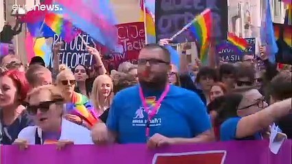 В Сараево прошел первый гей-парад