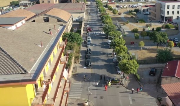 Battipaglia (SA) - Disinnesco ordigno bellico: immagini dai droni (08.09.19)