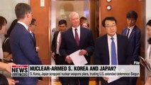 S. Korea, Japan may feel need to develop nukes in light of N. Korean threat: U.S.