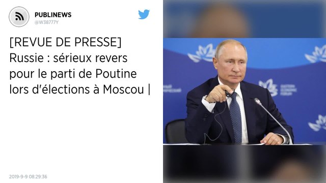 Elections en Russie: lourdes pertes pour le pouvoir à Moscou.
