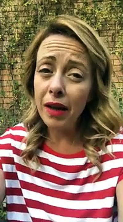 Meloni: "Vieni a fare un pezzetto di storia in piazza Montecitorio" (08.09.19)