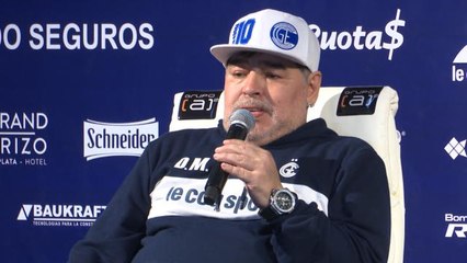 'I'm not a magician' - Emotional Maradona on Gimnasia appointment
