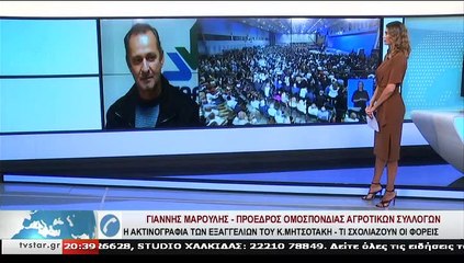 Ο Γ. ΜΑΡΟΥΛΗΣ, Πρόεδρος Ομοσπ. Αγροτικών Συλλόγων, στο STAR Κεντρικής Ελλάδας