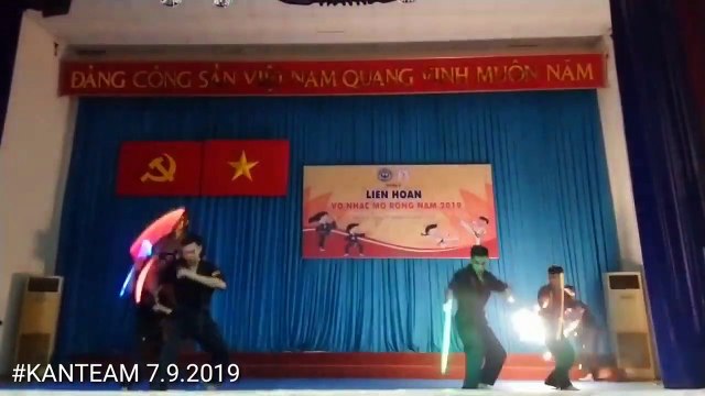 biểu diễn CÔN PHÁO & CÔN ĐÈN đêm thi biểu diễn Võ thuật. #KANCLUB nunchaku class
