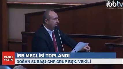 İBB Meclis Toplantısı| ‘Pontus’ skandalının Sahibi  Tevfik Göksu’nun pişkinliği