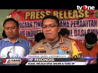 Polisi Gerebek Pabrik Perakitan HP Rekondisi