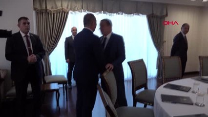 Çavuşoğlu, siyasi parti liderleri ile buluştu