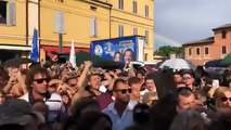 Salvini e Borgonzoni a Vignola (Modena): 
