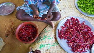 MIRCHI CHICKEN - Chettinad Mirchi Chicken - Healthy Free range Chicken Recipe - Village Cooking