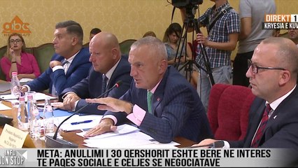 Meta: Cduhet te beje presidenti kur 2 veta cmenden?