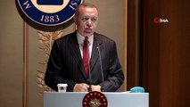 Cumhurbaşkanı Erdoğan:'Üreten, istihdam eden, ihracat yapan ve yatırım yapan insanlarımızı bu zor dönemlerinde yalnız bırakmadık'