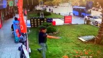 Senet çetesinin iş yeri sahibine silahlı saldırı anları kamerada