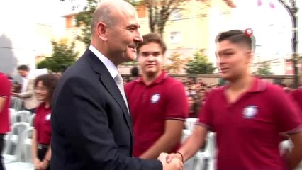 Bakan Soylu ilk ders zilini çaldı