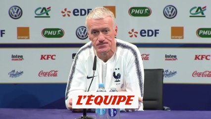 Deschamps «L'objectif est de prendre les trois points» - Foot - Qualif. Euro - Bleus