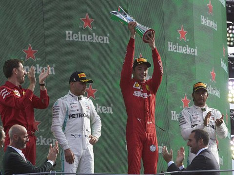 Classements du Grand Prix F1 d'Italie 2019 - Infographie