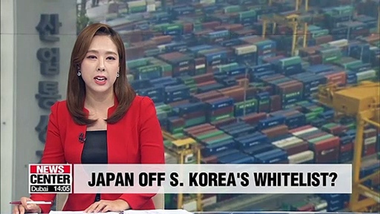 S. Korea may officially remove Japan from its whitelist as early as next week