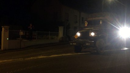 Défilé militaire nocturne à Bonneval 31 Août 2019