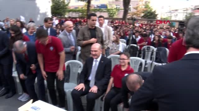 Süleyman soylu okul açılış törenine katıldı