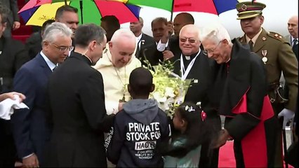 Papa Francisco chega às Ilhas Maurício