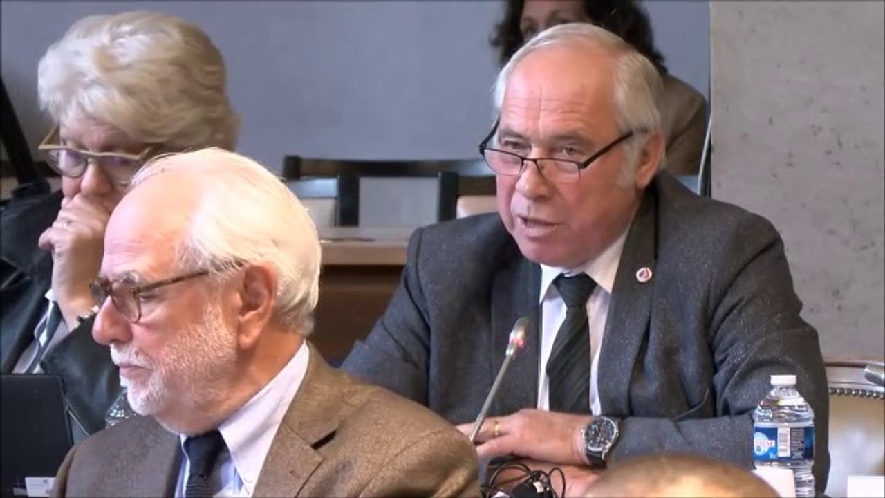 Pierre POILLOT. Session extraordinaire du 9 septembre 2019 sur la sécheresse.