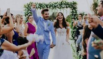 بالفيديو، حفل زفاف الممثلة التركية دنيز بايسال والممثل باريش يورتشو