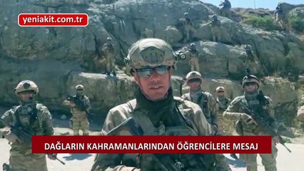 Dağların kahramanlarından öğrencilere duygusal mesaj: Unutmayın ki kalem kılıçtan keskindir