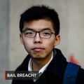 Hong Kong activist Joshua Wong confirms arrest for 'bail breach'