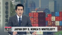 S. Korea may officially remove Japan from its whitelist as early as next week