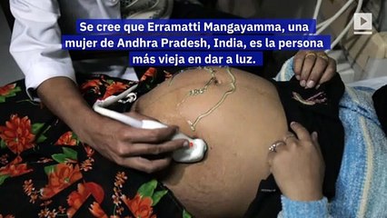 Mujer de 73 años da a luz a gemelos en India