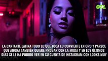 ¡Becky G lo enseña! Y “¡Es XXL!” La foto con un millón de likes en horas