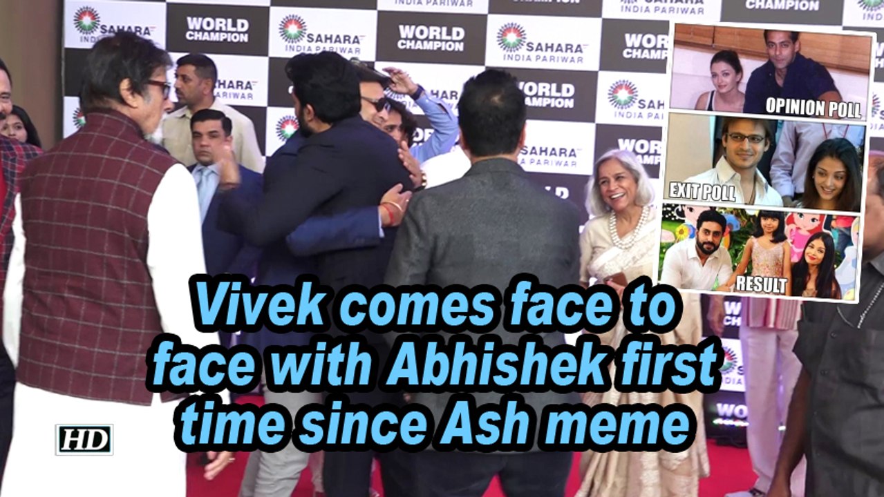 Vivek comes face to face with Abhishek first time since Ash meme