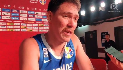 Winless in his FIBA World Cup debut, Robert Bolick says the feeling "sucks"