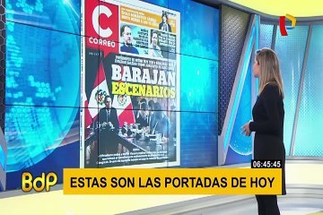 Estas son las principales portadas de diarios este lunes 9