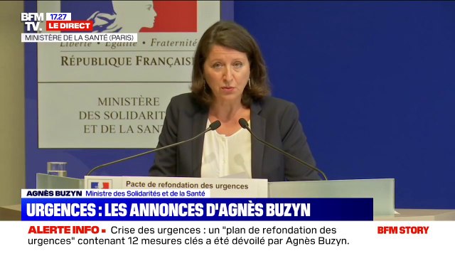 Crise des urgences: Je souhaite créer un service universel pour répondre à toute heure à la demande de soin des français, le SAS , déclare Agnès Buzyn